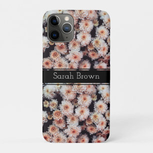 WITTE DAHLIA BLOEMEN ELEGANT AANGEPAST iPhone 11 PRO HOESJE
