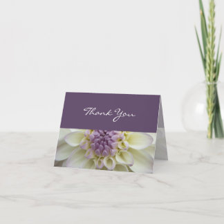 Witte Dahlia • Dankkaart Bedankkaart