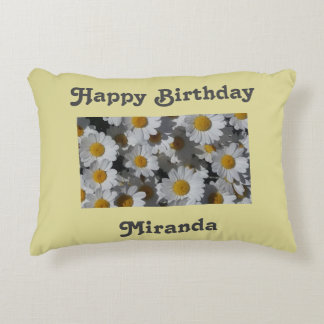 Witte Daisies gepersonaliseerd Accent Kussen