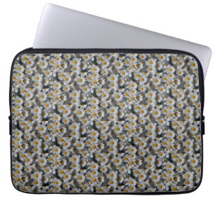 Witte Daisies laptophoes Laptop Sleeve
