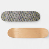 Witte Daisies Skateboard (Horizontaal)