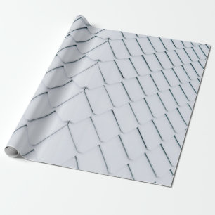 Witte dakpannen cadeaupapier