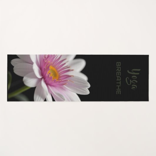 Witte Dalia - Yoga Mat (Voorkant (horizontaal))
