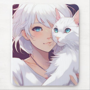 Witte Dame Kat Muismat