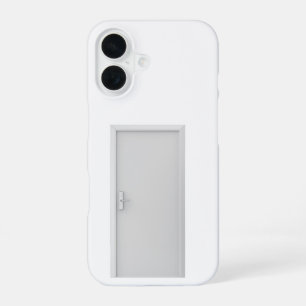 Witte deur met slim deurslot iPhone 16 hoesje