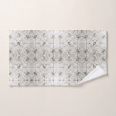 Witte diamant Mid Century Modern Handdoekenset Bad Handdoek (Handdoek)