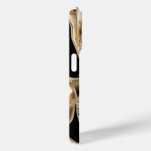 Witte diamanten, gouden rand mandala ontwerp Case-Mate iPhone case (Achterkant / Rechts)