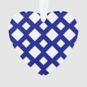 Witte diamanten op de marine ornament (achterkant)