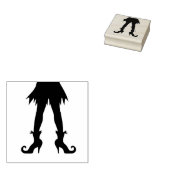 Witte dijen, silhouette, kunststempel 	rubberstempel (Gestempeld)