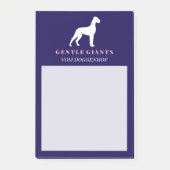 Witte Dog Post-It Notities Post-it® Notes (Voorkant)