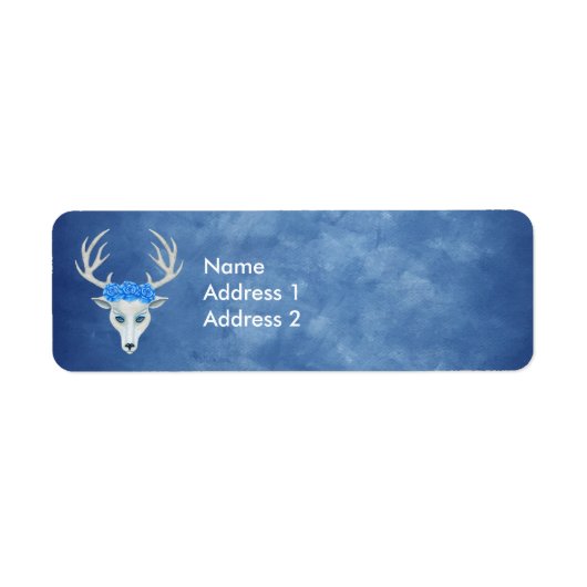 witte donkerrode blauwe ogen Rozen Etiket (Voorkant)