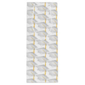 witte doppen met goudassel wijn cadeautas (Achterkant)