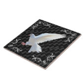 WITTE DOVE TEGELTJE (Zijkant)