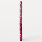 WITTE DOVES IN PINK FUCHSIA MONOGRAM Case-Mate iPhone CASE (Achterkant/links)