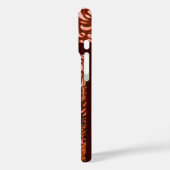 WITTE DOVES IN RODE MONOGRAM Case-Mate iPhone CASE (Achterkant / Links)