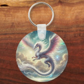 Witte draak sleutelhanger (Achterkant)