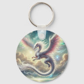 Witte draak sleutelhanger (Achterkant)