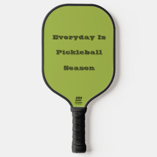 Witte Druif Groen Lente Seizoen Effen Kleur Pickleball Paddle