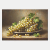  witte druiven leven nog inpakpapier vel (Voorkant 3)