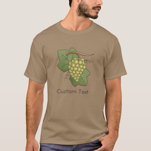 Witte druiven t-shirt (Voorkant)