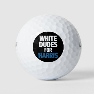 Witte Dudes voor Harris Kamala Harris 2024 verkiez Golfballen