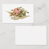  witte duif en ventilator visitekaartje (Voorkant / Achterkant)