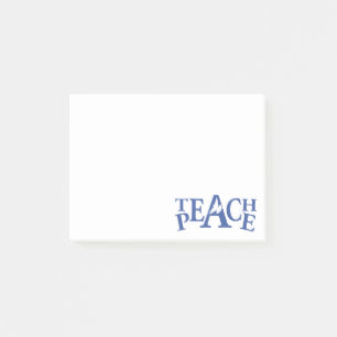 Witte duif leert een grafisch artikel post-it® notes