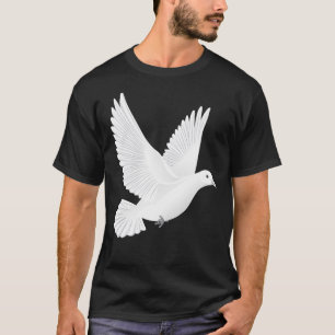 Witte duif t-shirt