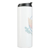 Witte Duif Thermosbeker (Gedraaid links)