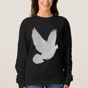Witte duif trui