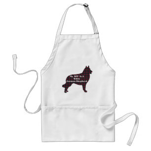 WITTE DUITSE HERDER BFF Cadeaus Standaard Schort