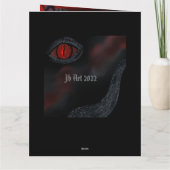 Witte Duitse Herder Kaart (Achterkant)