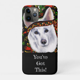 WITTE DUITSE HERDER MEXICO iPhone 11 PRO HOESJE