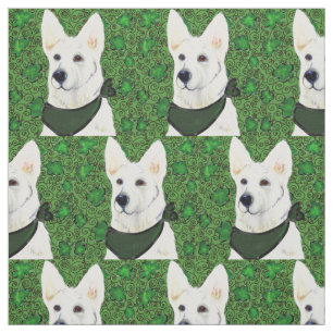 Witte Duitse Herder Stof