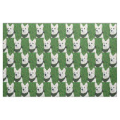 Witte Duitse Herder Stof (Fat Quarter)