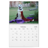 Witte Duitse herders Kalender (Feb 2026)