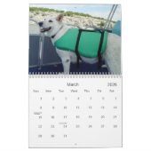 Witte Duitse herders Kalender (Mar 2026)