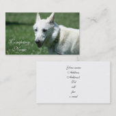 Witte Duitse visitekaartjes (Voorkant / Achterkant)