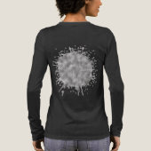 Witte Echo Tri-Blend Shirt (Achterkant)