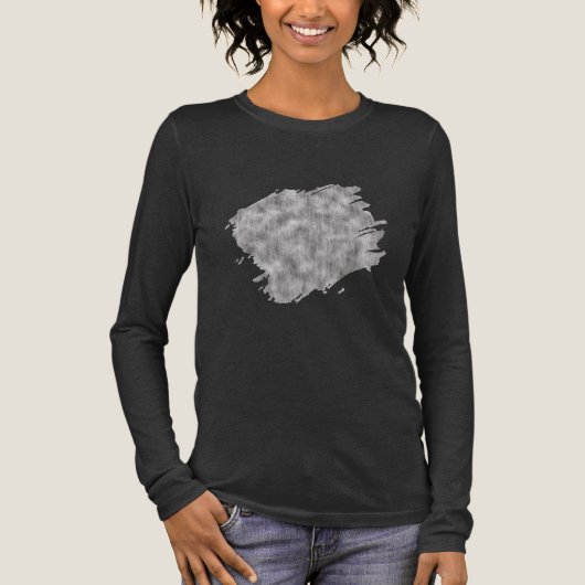 witte echo Tri-Blend shirt (Voorkant)