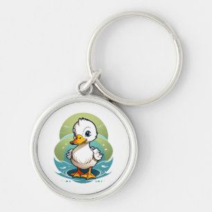 witte-eend sleutelhanger