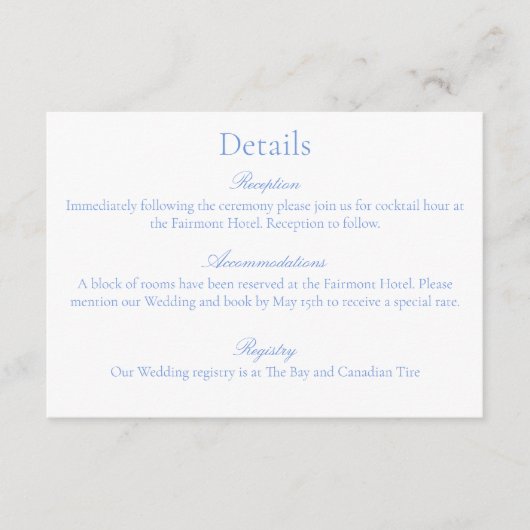 Witte Eenhoorn Liefde Paar Informatiekaartje (Voorkant)