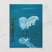 WITTE EGRET BRIEFKAART (Voorkant)