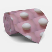 Witte eieren stropdas (Opgerold)