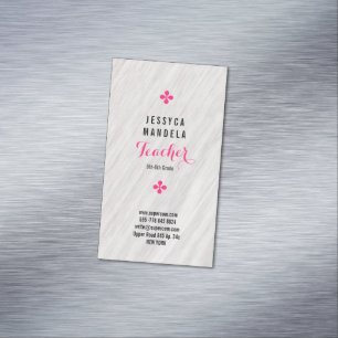 witte eik, magnetisch visitekaartje