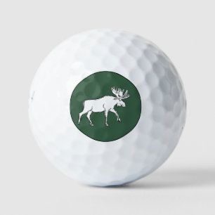 Witte eland golfballen