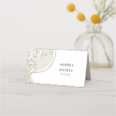 Witte en beige Rozen (Achterkant)