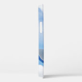 Witte en blauwe handheld windmolen onder troebele  Case-Mate iPhone case (Achterkant / Rechts)