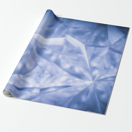 Witte en blauwe jas cadeaupapier (Uitgerold)