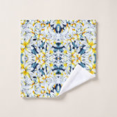 WITTE EN BLAUWE WATERVERF LIGT TOWEL SET BAD HANDDOEK (Wasdoekje)